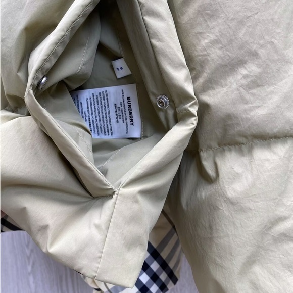 Burberry Beige Puffer Coat - Picture 2 of 4